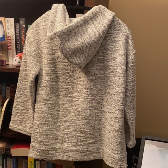 Roots Open Sweatshirt Cardigan with Hood - Picture 3 of 6